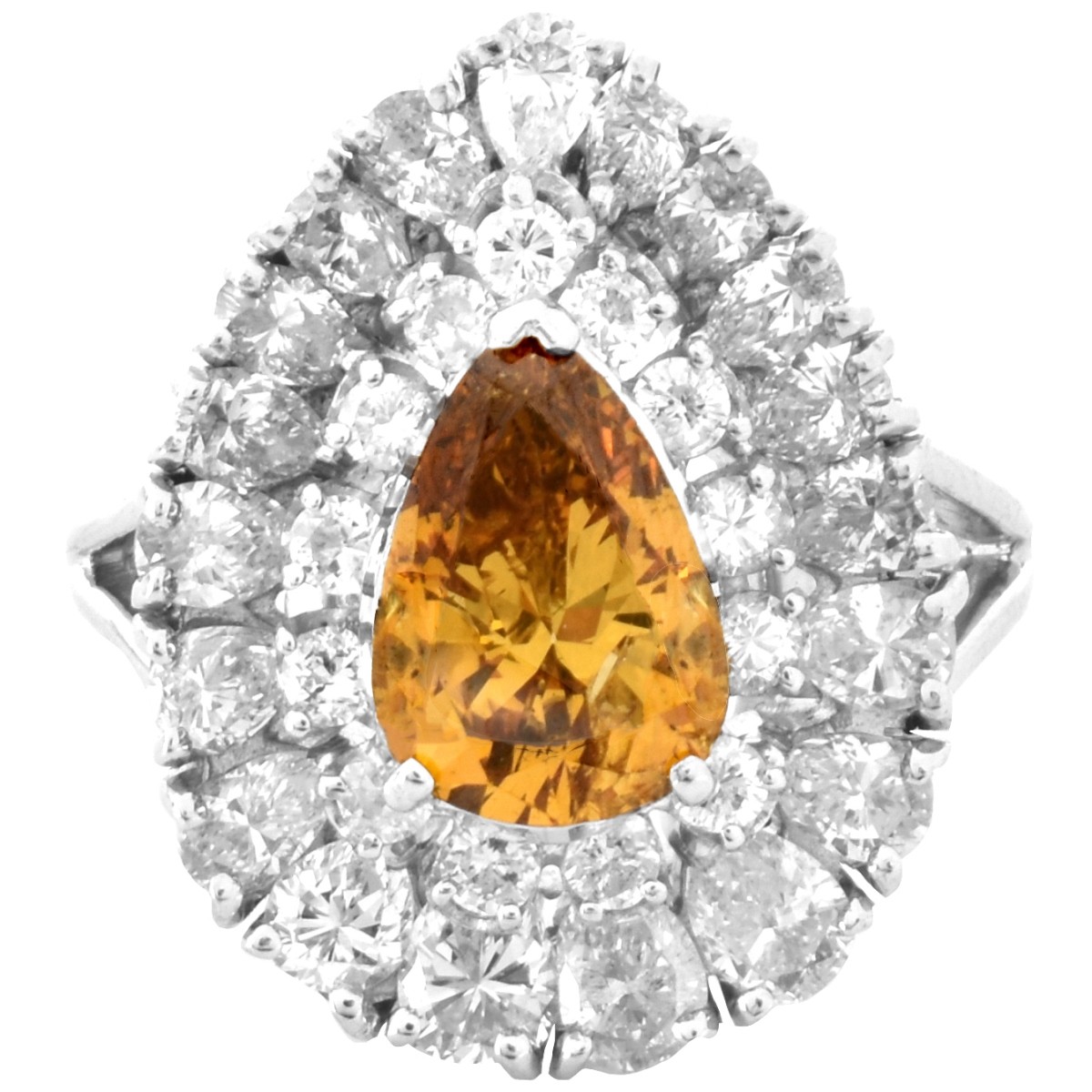 1.78ct Fancy Yellow Diamond Ring