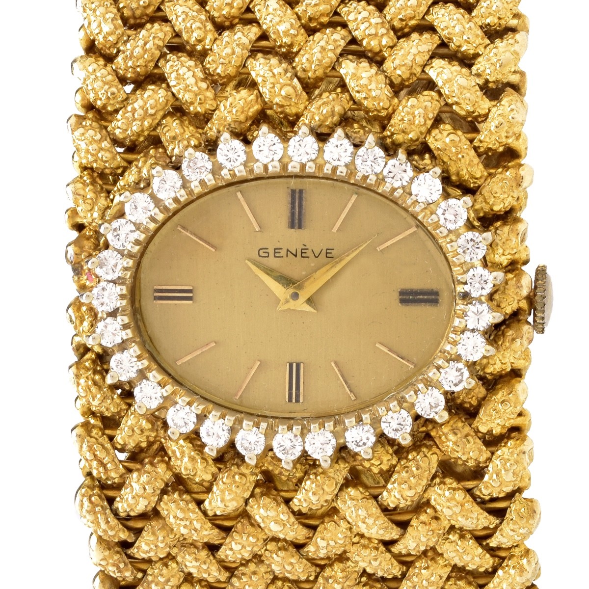 Diamond, 14K Geneve Bracelet Watch