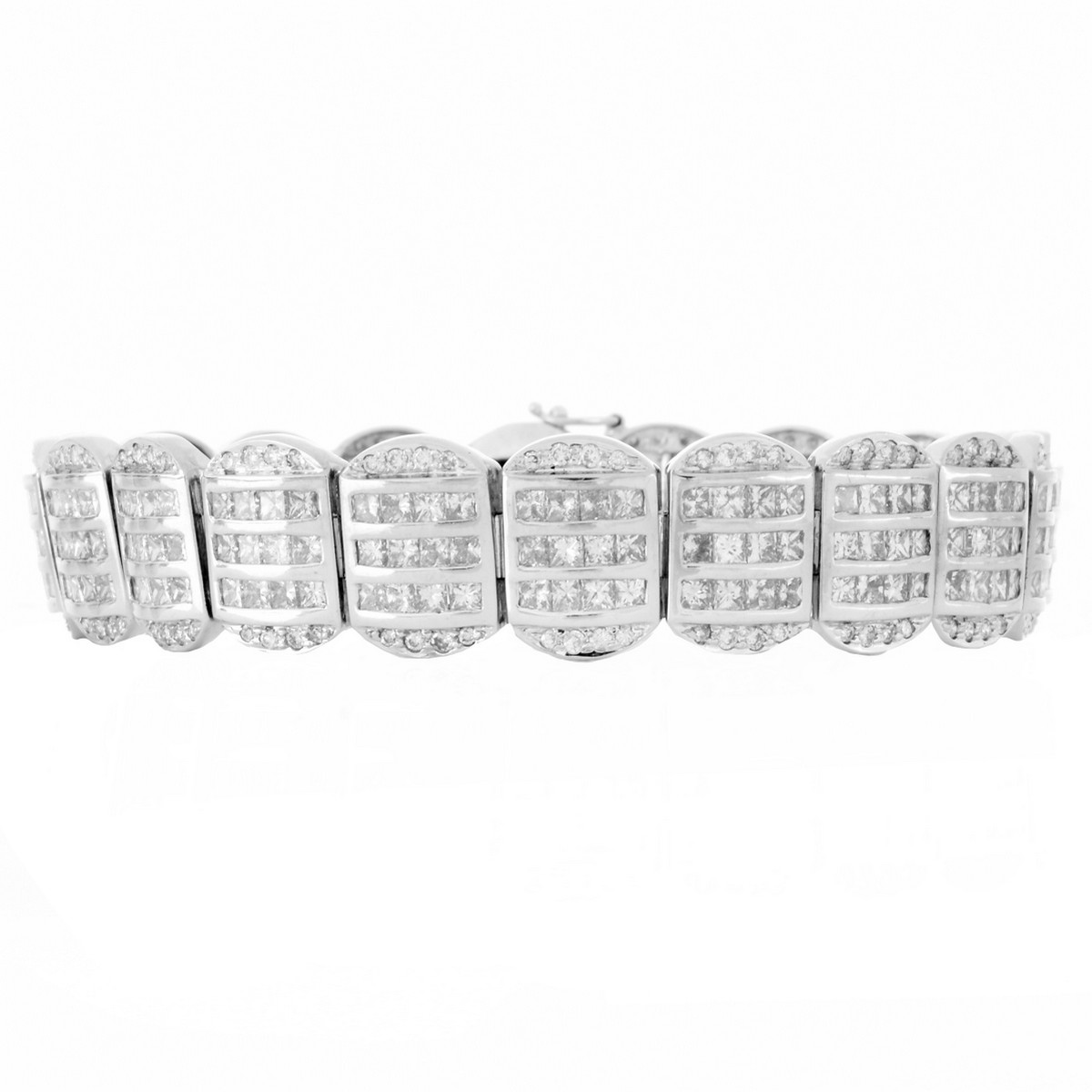 13.50ct Diamond and 18K Gold Bracelet