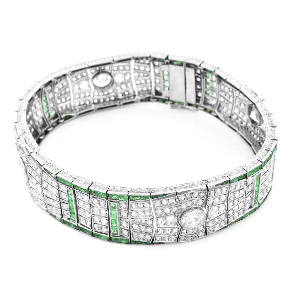 Art Deco Diamond and Platinum Bracelet