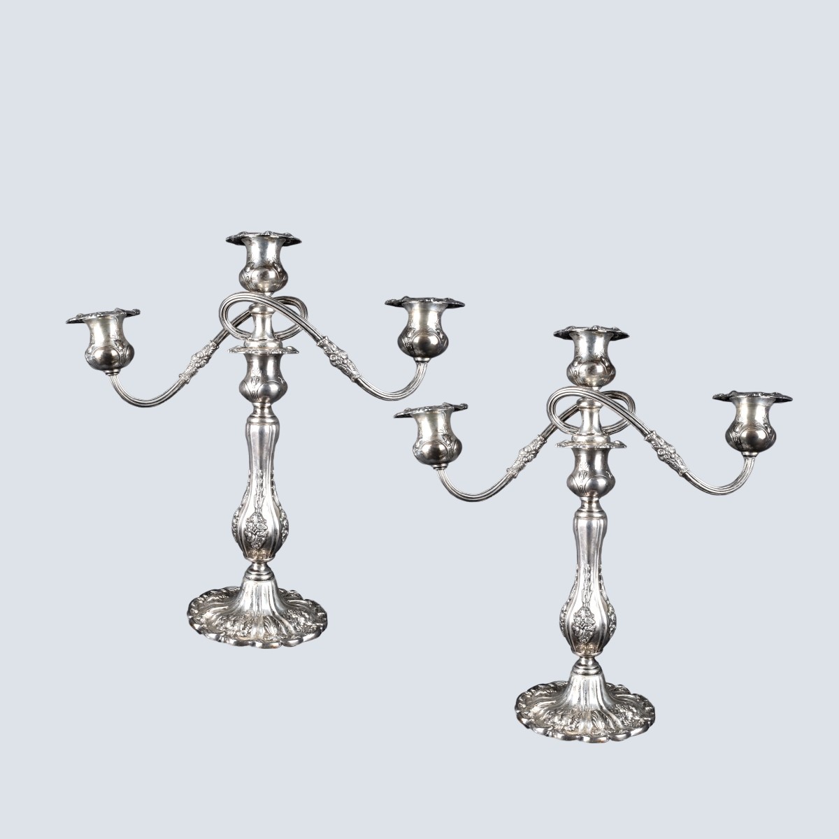 Reed and Barton Sterling Candelabra