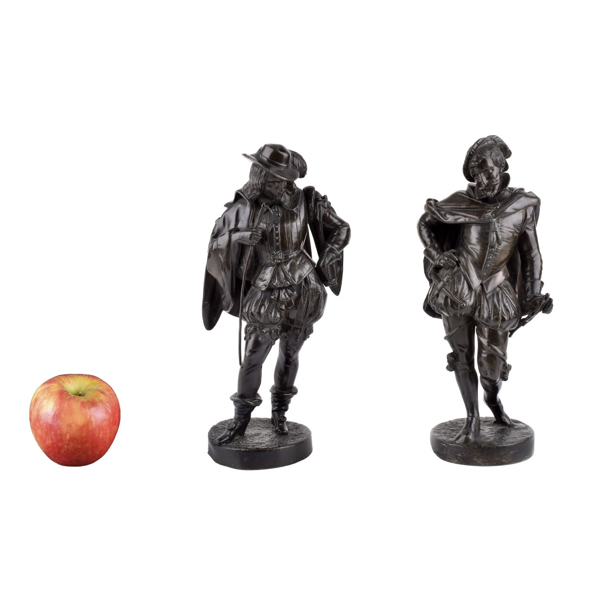 Pair of Musketeer Sculptures