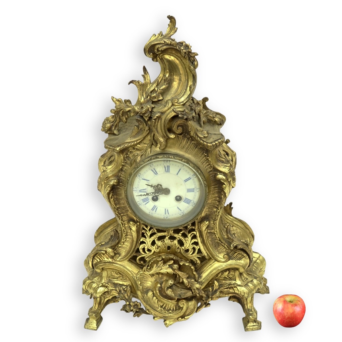 Gilt Bronze Mantle Clock