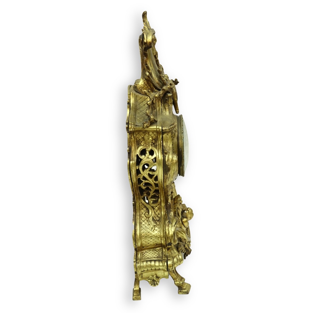 Gilt Bronze Mantle Clock