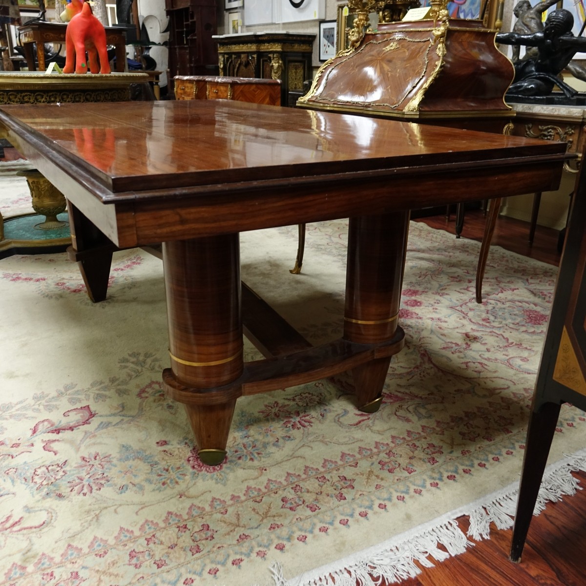 Jules Leleu Style Dining Table