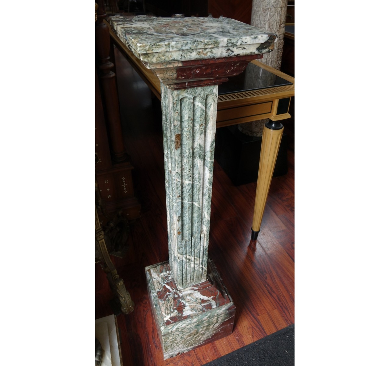 Antique Marble Pedestal