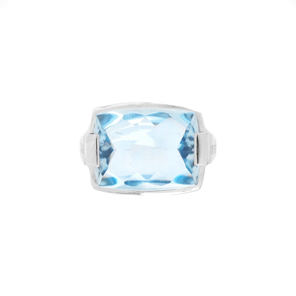 Bulgari Topaz and 18K Ring