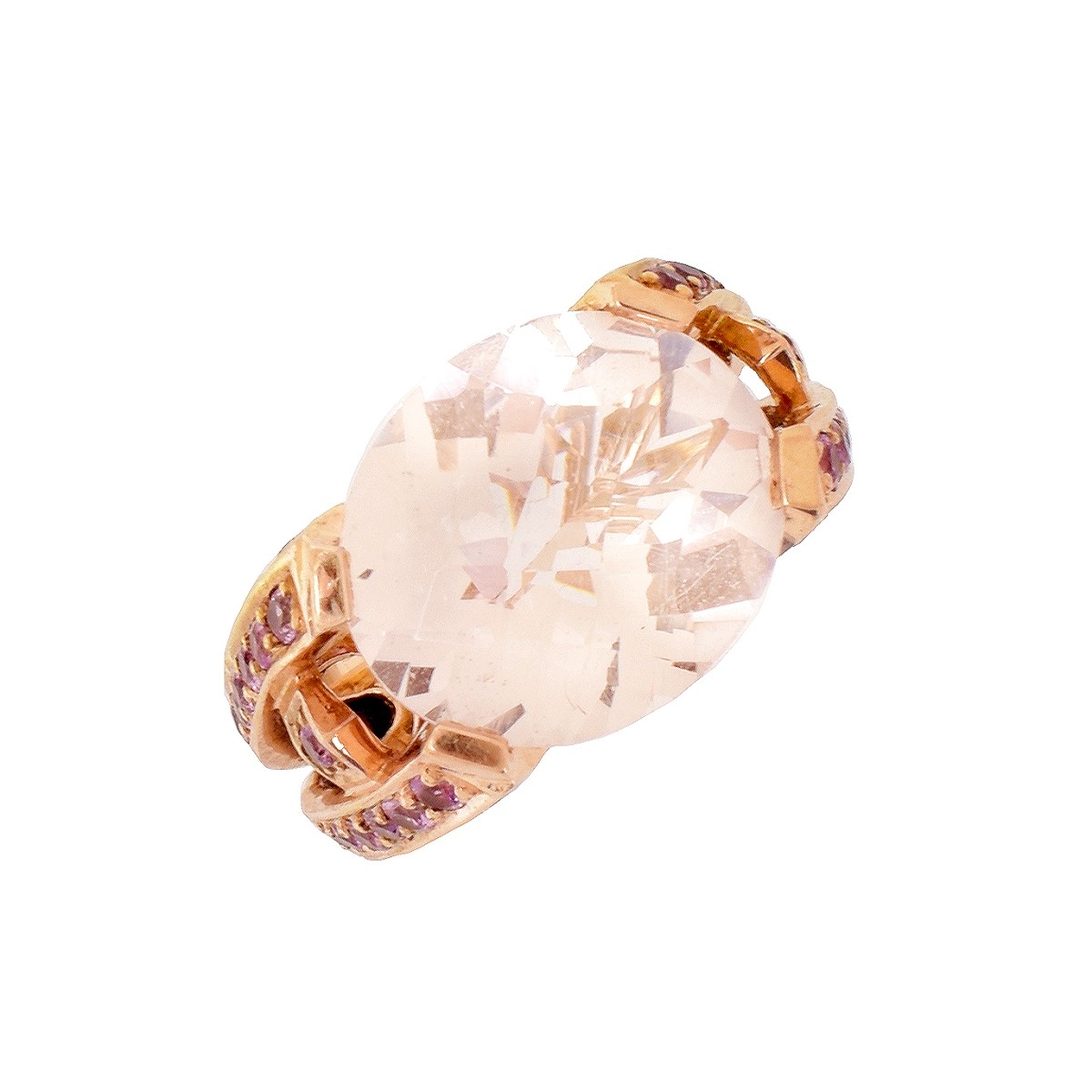 Morganite and 14K Ring