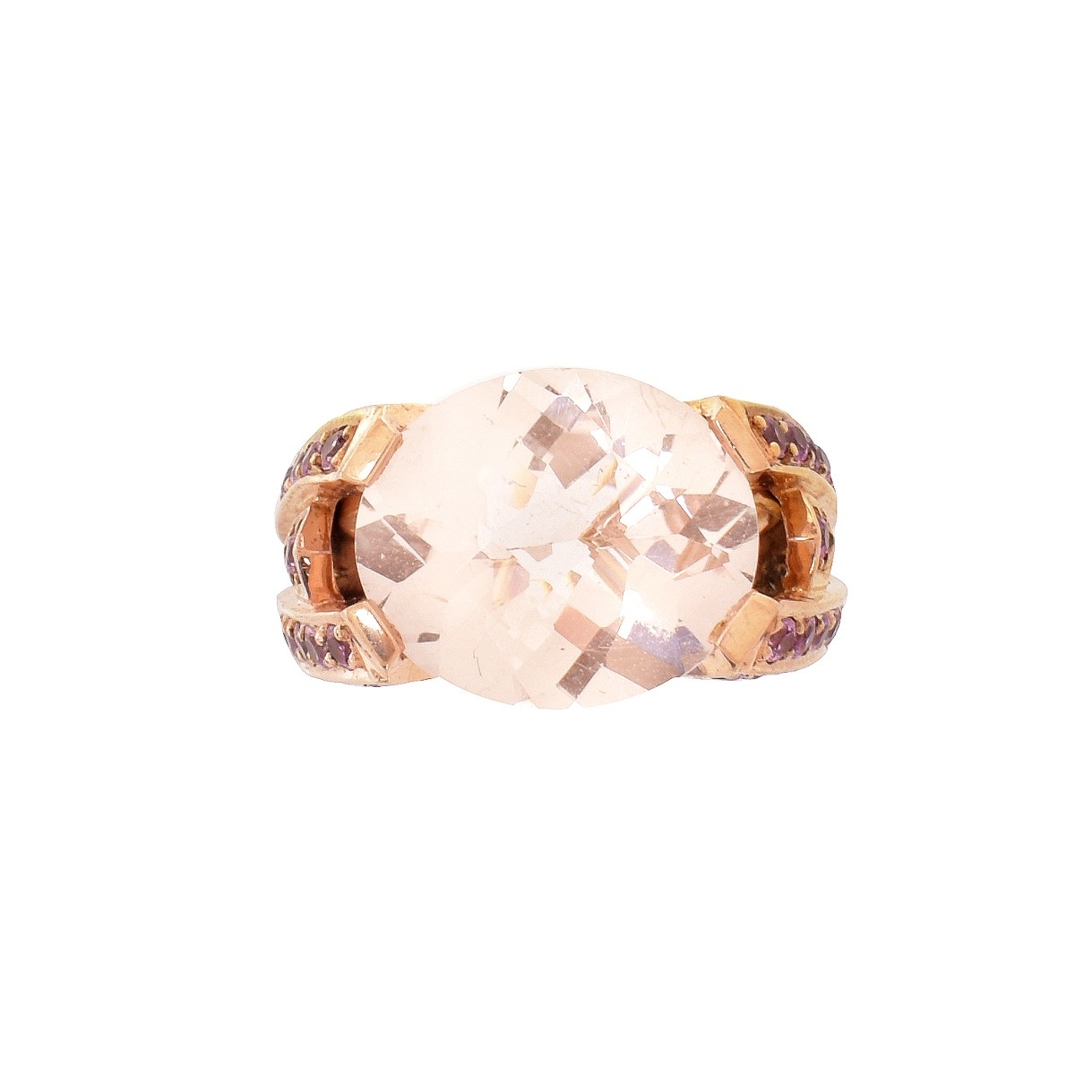 Morganite and 14K Ring