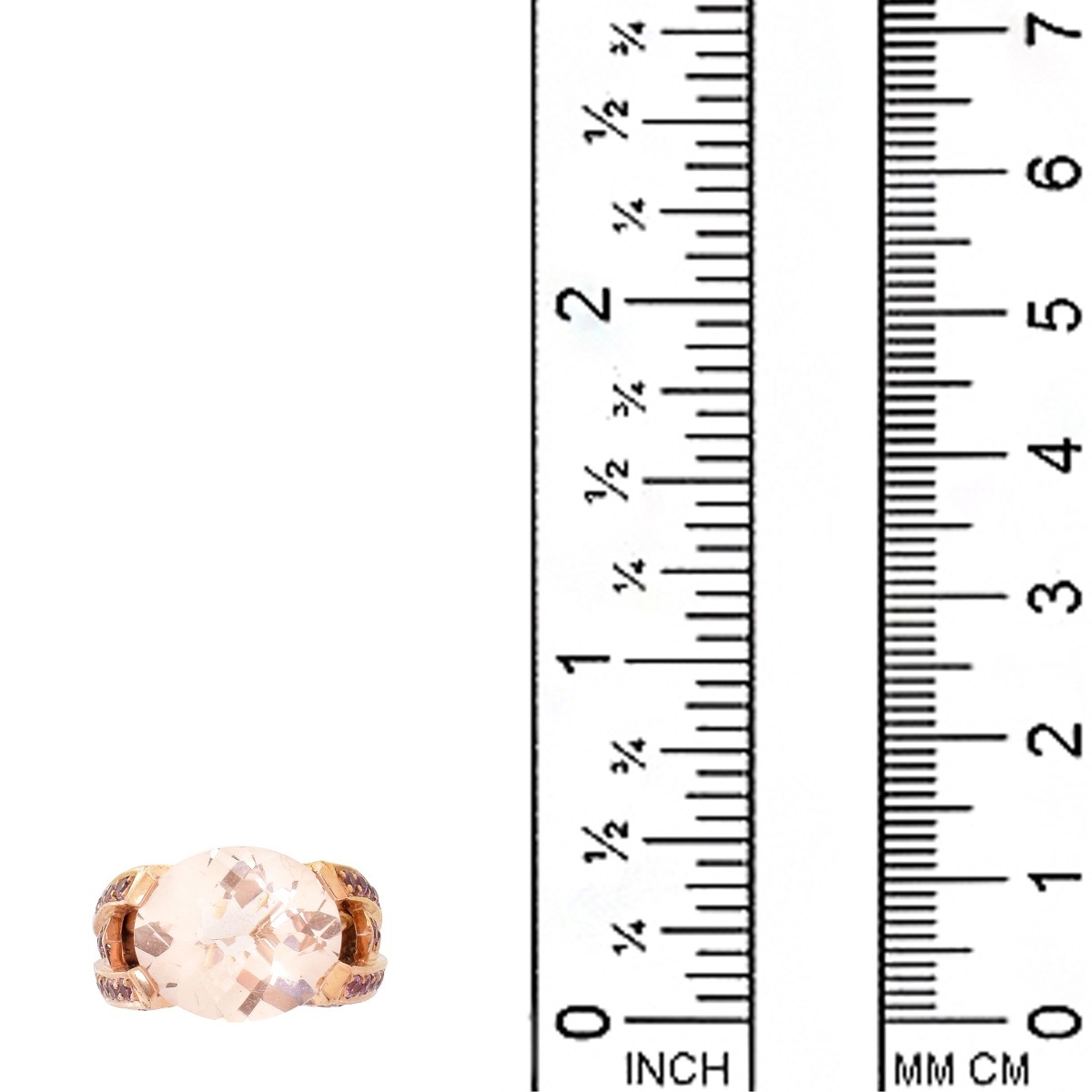 Morganite and 14K Ring