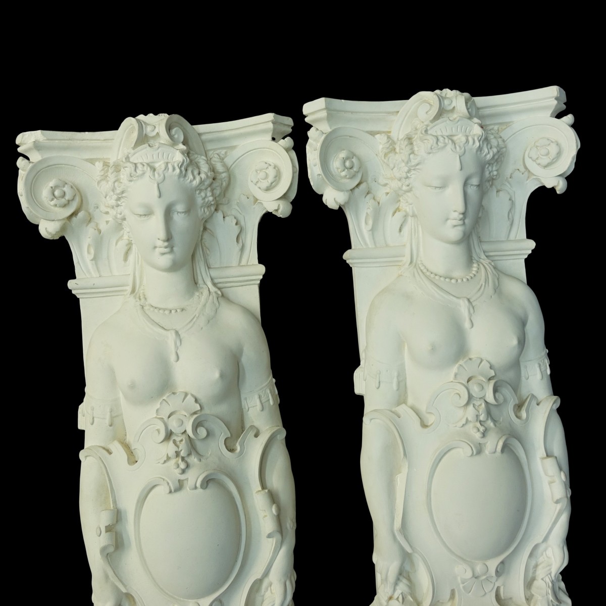2 Neo Classical Architectural Wall Pilasters