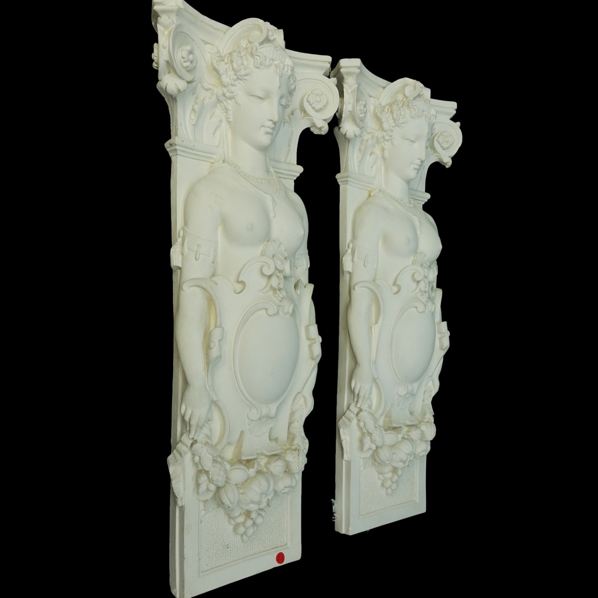 2 Neo Classical Architectural Wall Pilasters