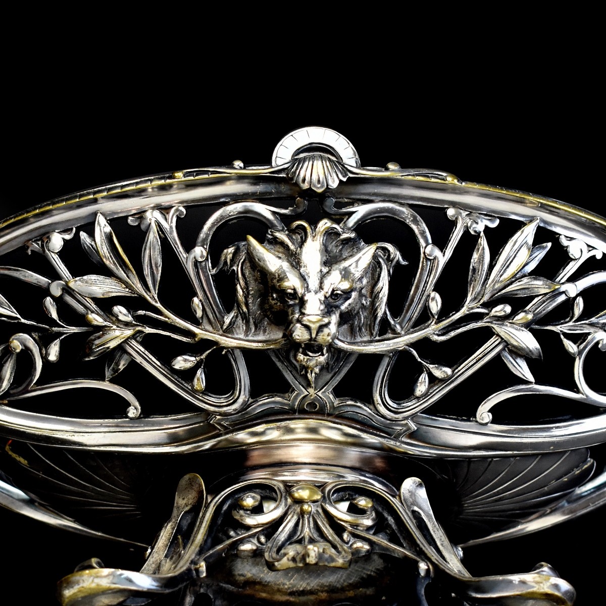 19C Christofle French Silvered Bronze Centerpiece