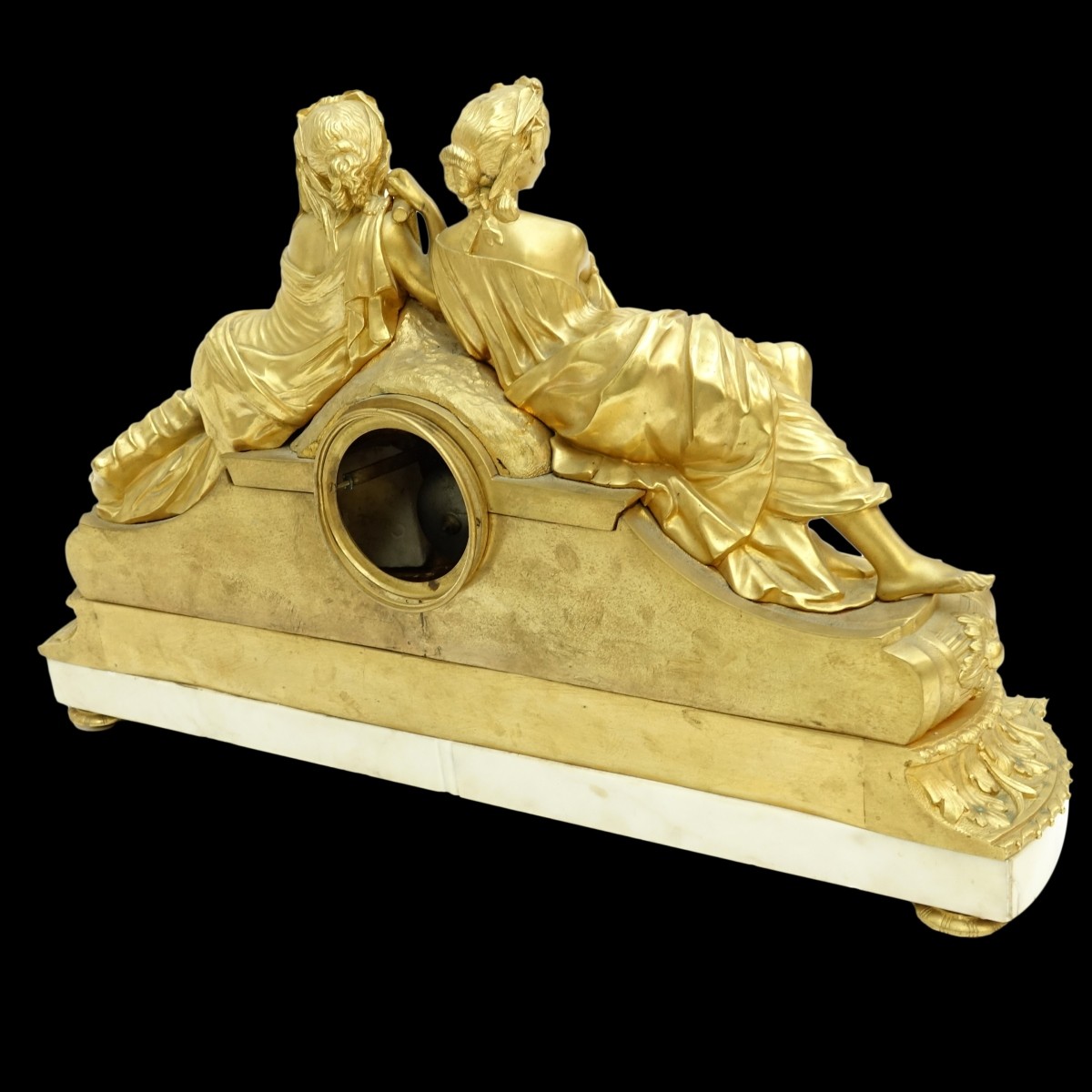 Louis XVI Style Bronze Clock