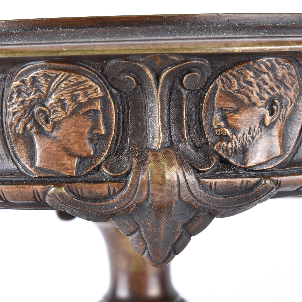 Pair of Bronze Tazzas