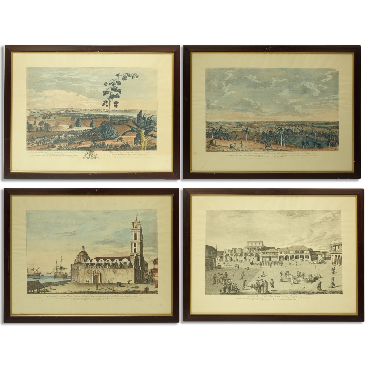 4 Elias Dunford Lithographs