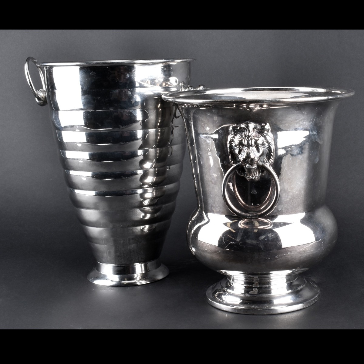 Four Silverplate Barware Items