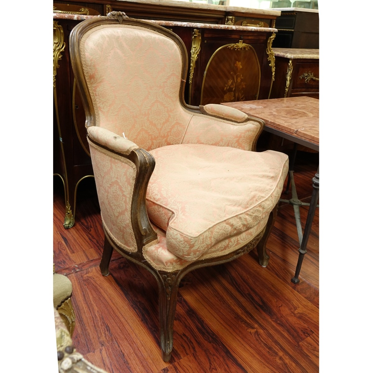 Louis XV Style Bergere Armchair