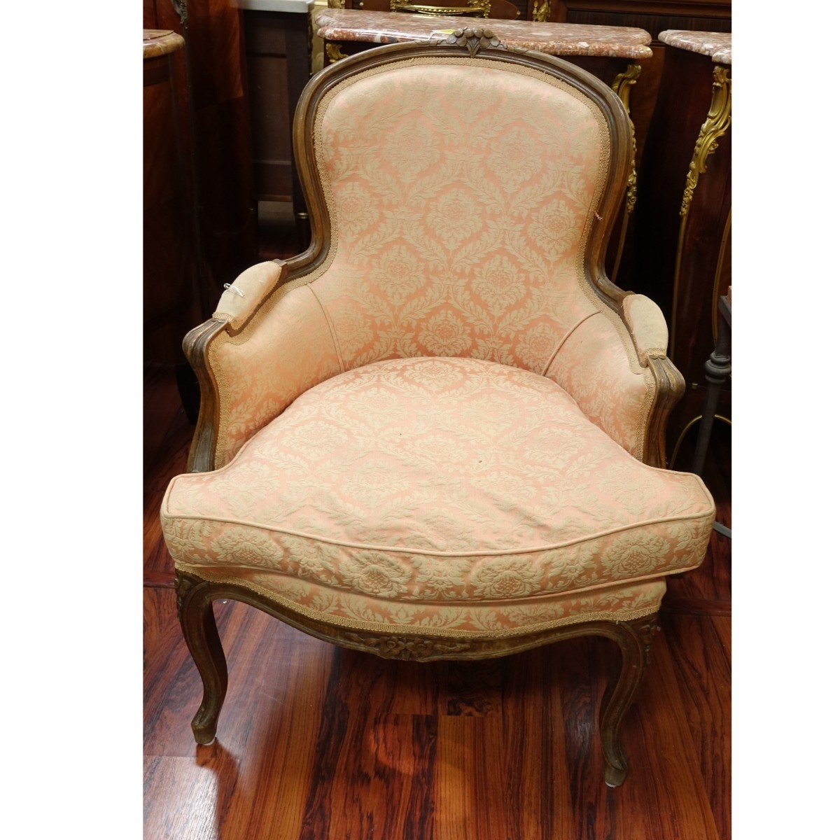 Louis XV Style Bergere Armchair