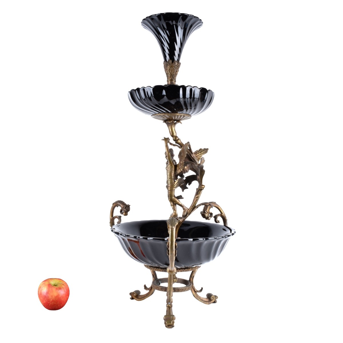 Louis XVI Style Bronze Figural Epergne