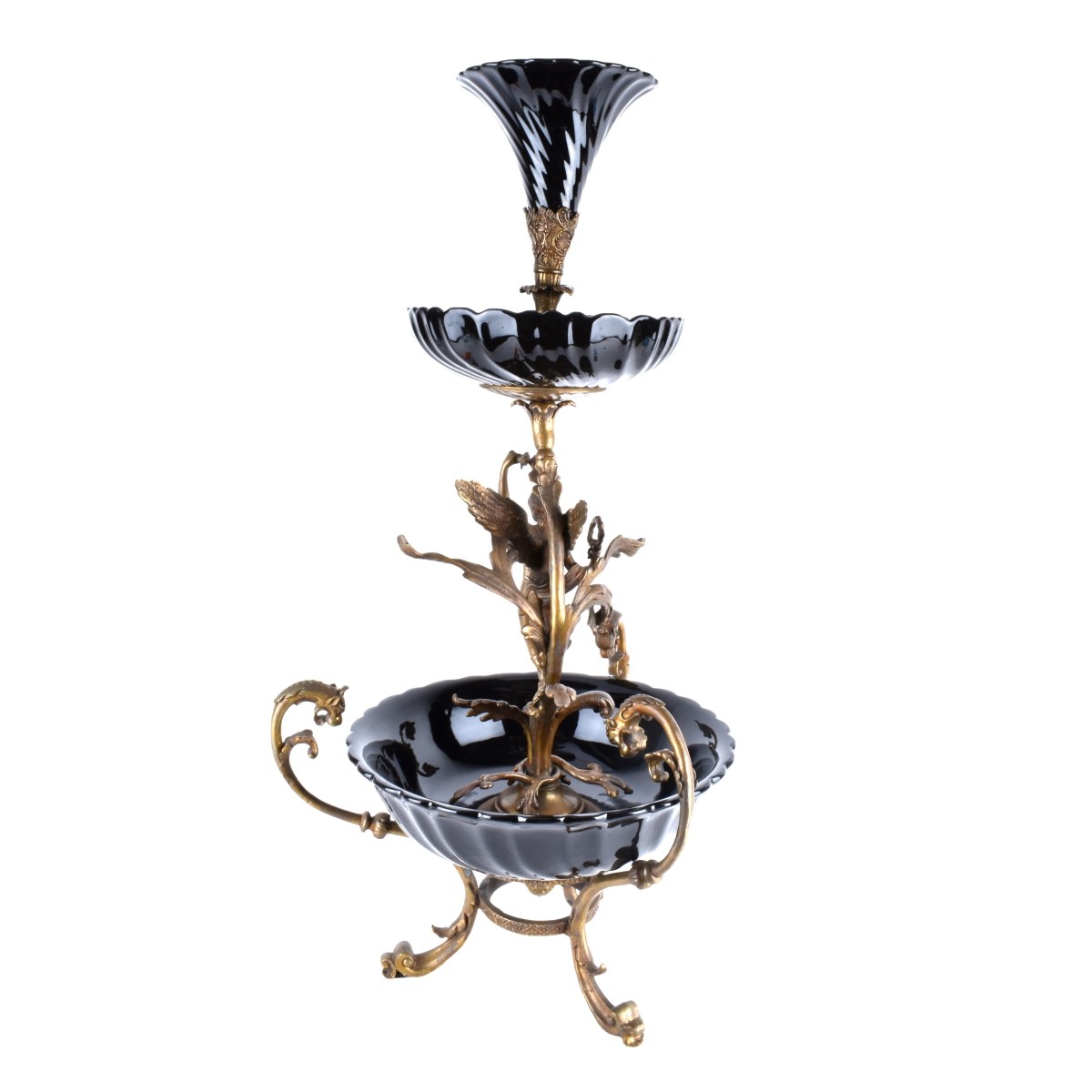 Louis XVI Style Bronze Figural Epergne