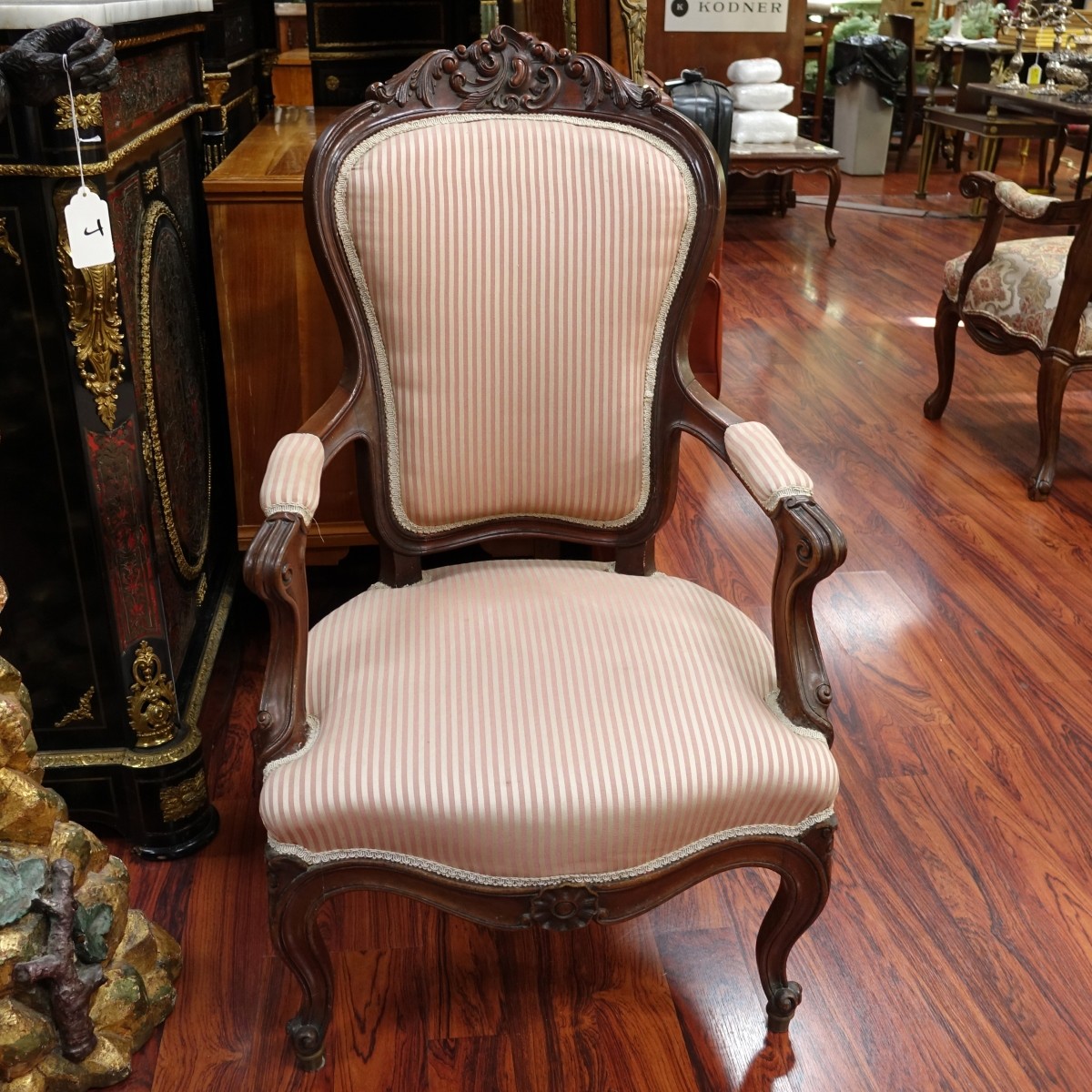 Louis XV Style Fauteuil Armchair