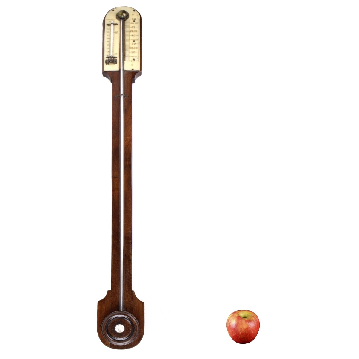 F E Becker Antique Stick Barometer