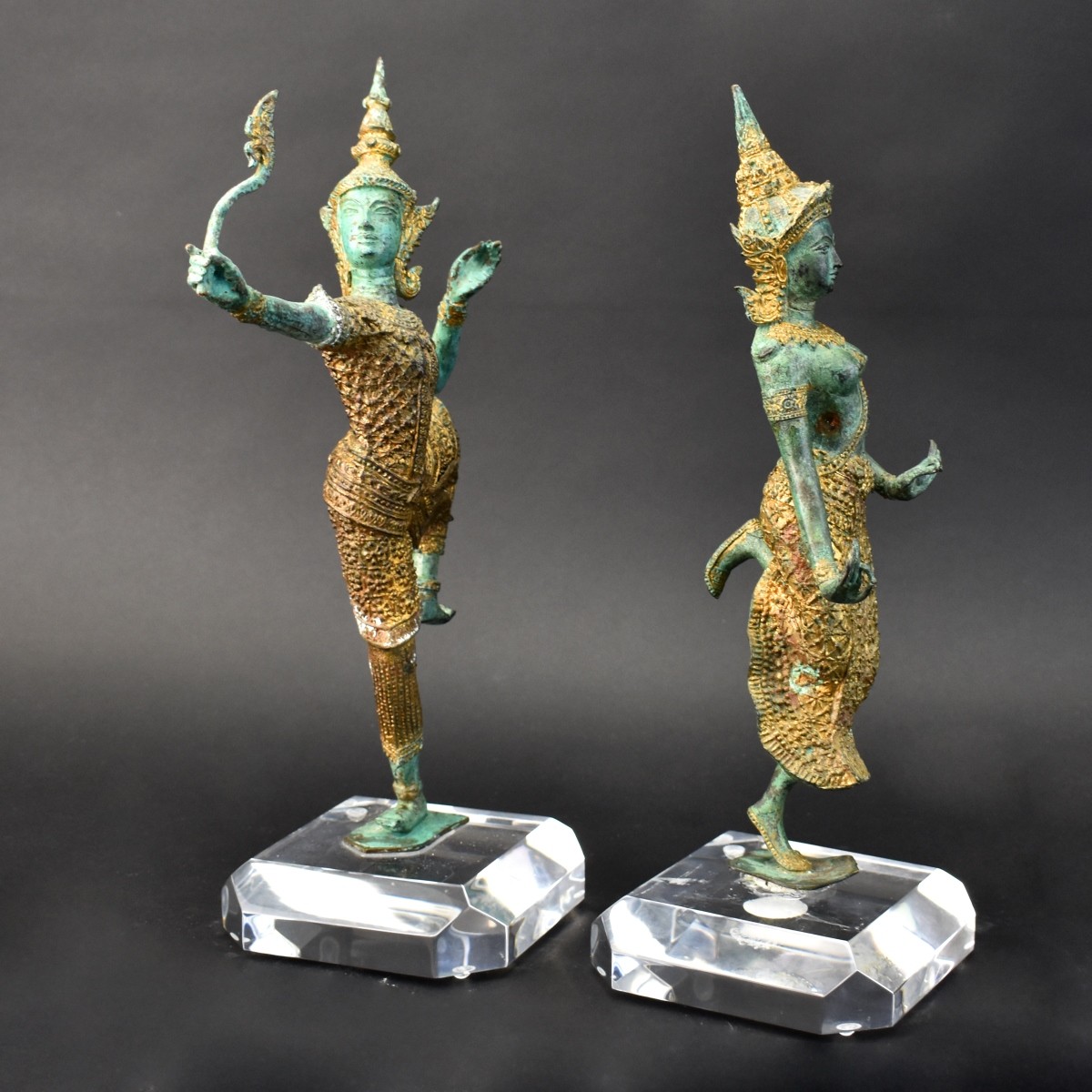 Two (2) Thai Bronze Sculptures