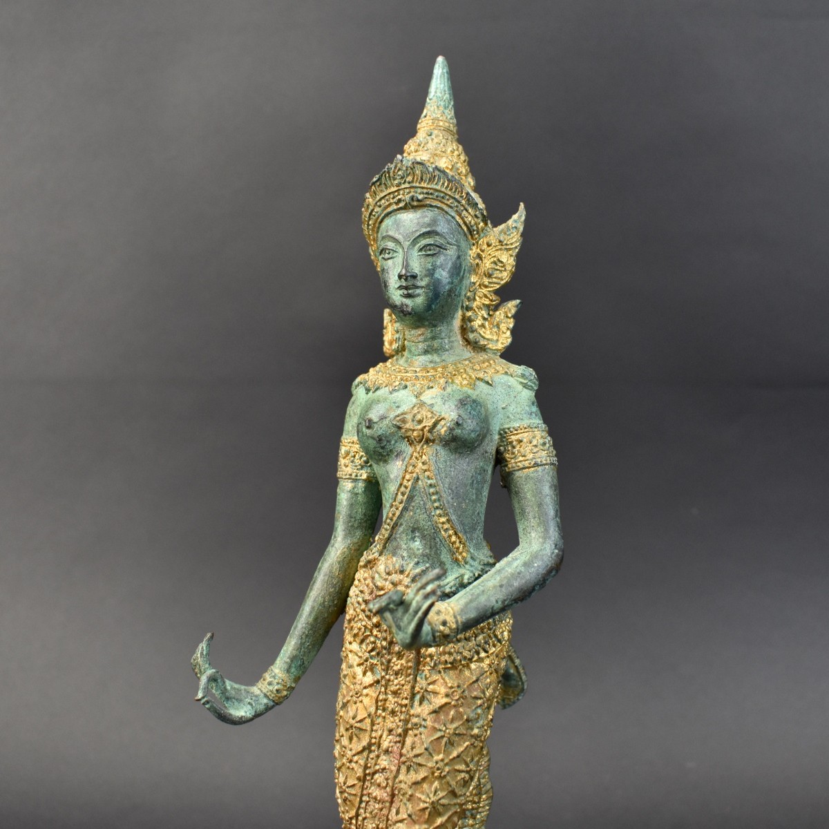 Two (2) Thai Bronze Sculptures