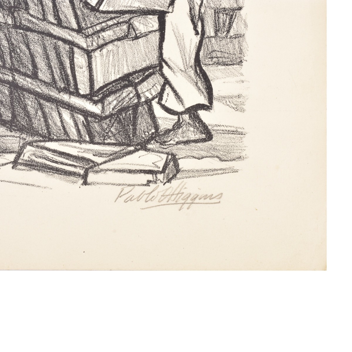 Pablo OHiggins (1904-1983) Lithograph