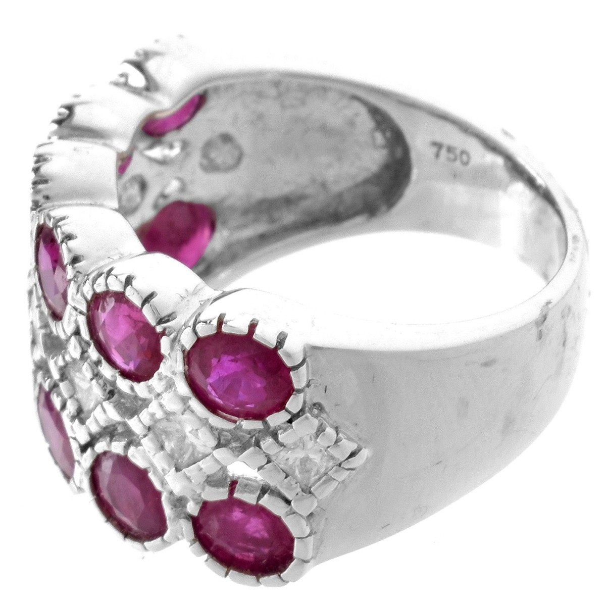 Ruby, Diamond and 18K Ring