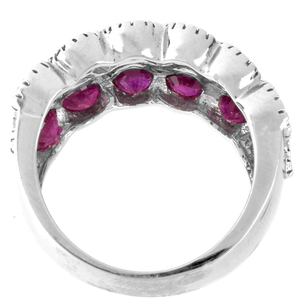 Ruby, Diamond and 18K Ring