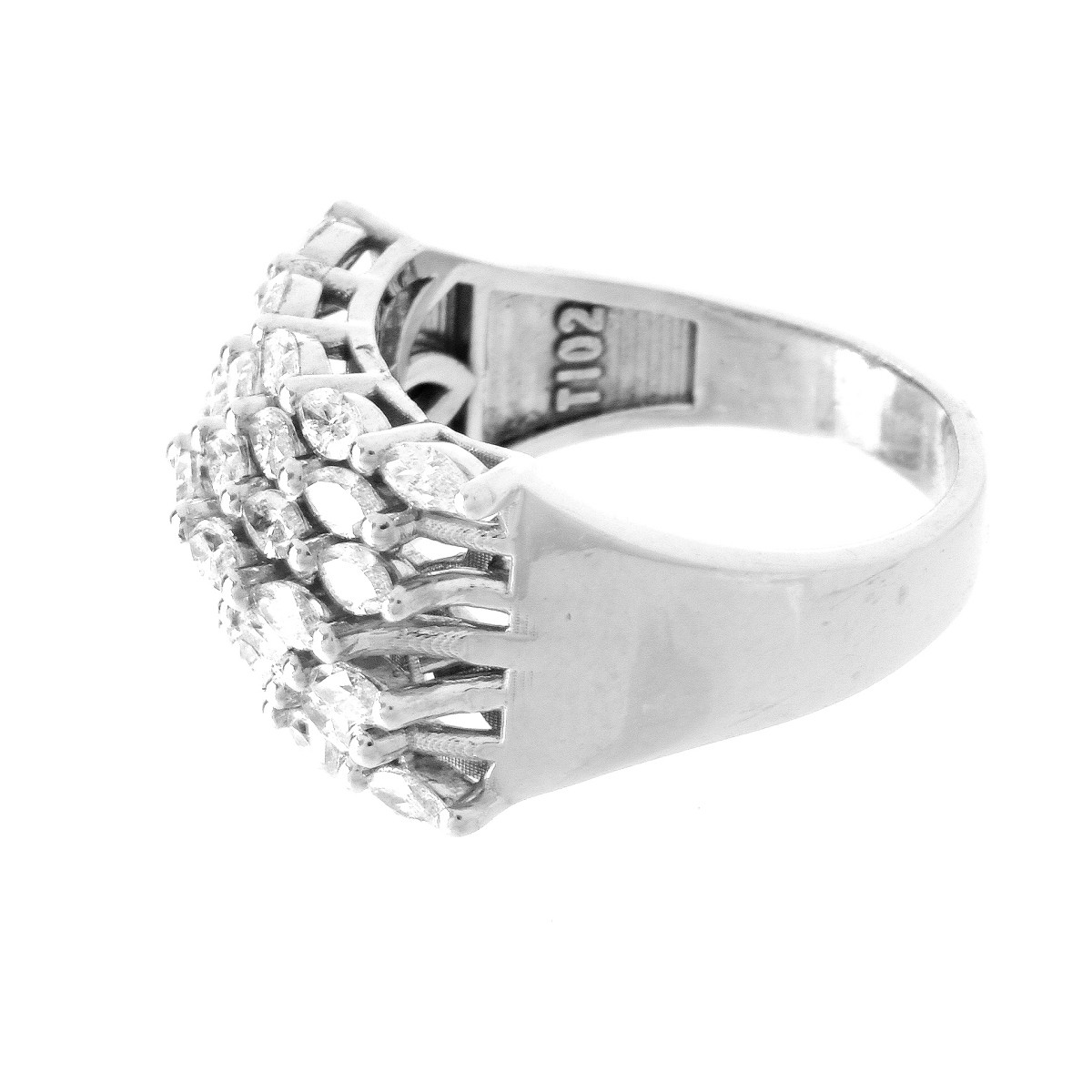 Diamond and 18K Ring