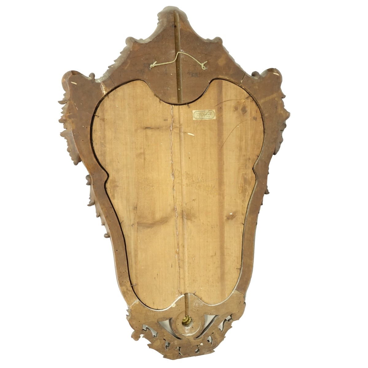 Pr 19C Carved Walnut Mirrors