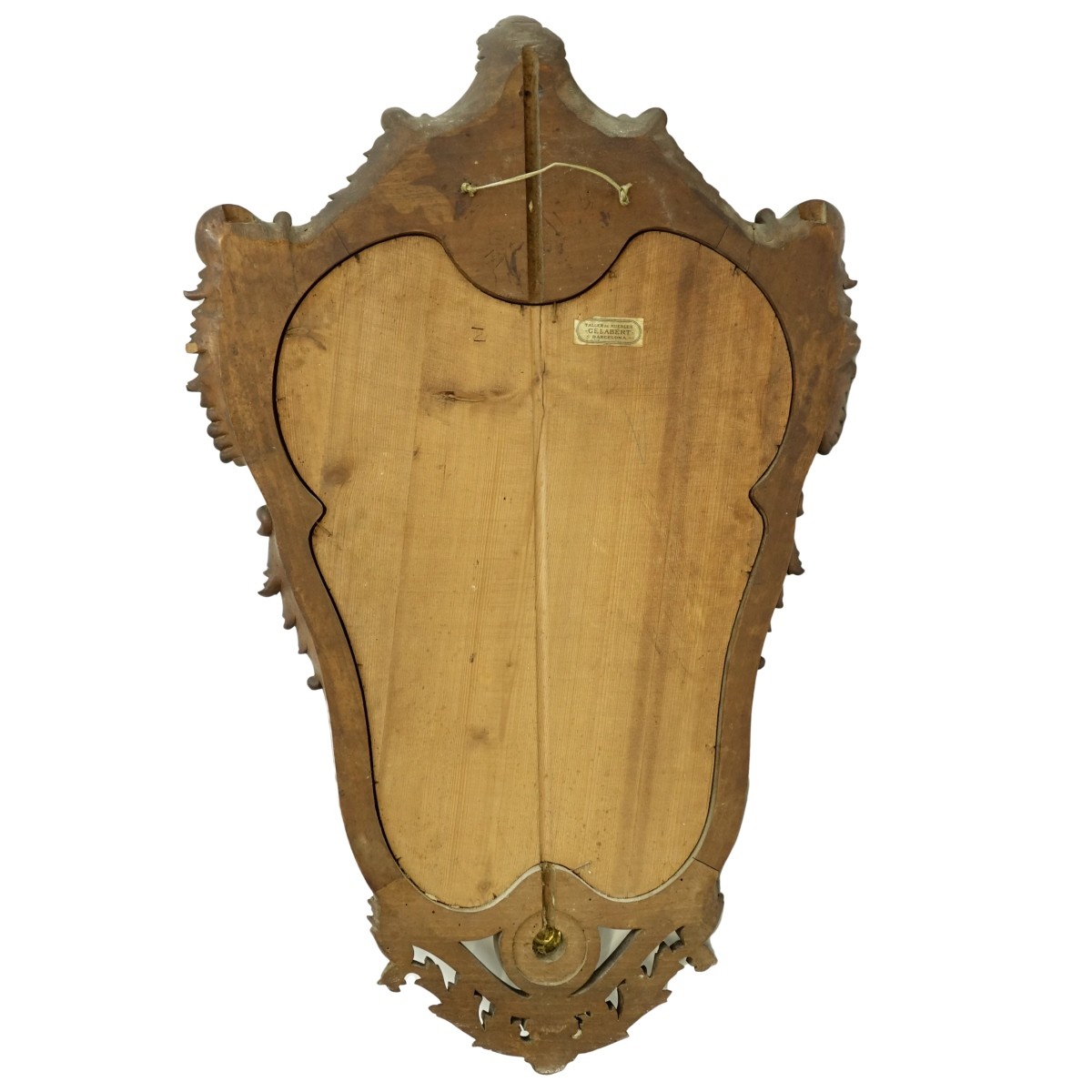 Pr 19C Carved Walnut Mirrors