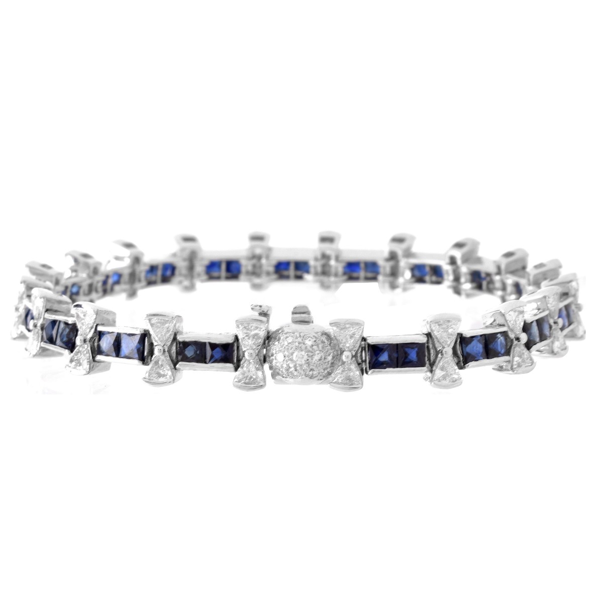 Sapphire, Diamond and 18K Bracelet