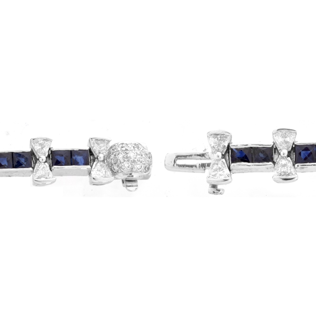 Sapphire, Diamond and 18K Bracelet