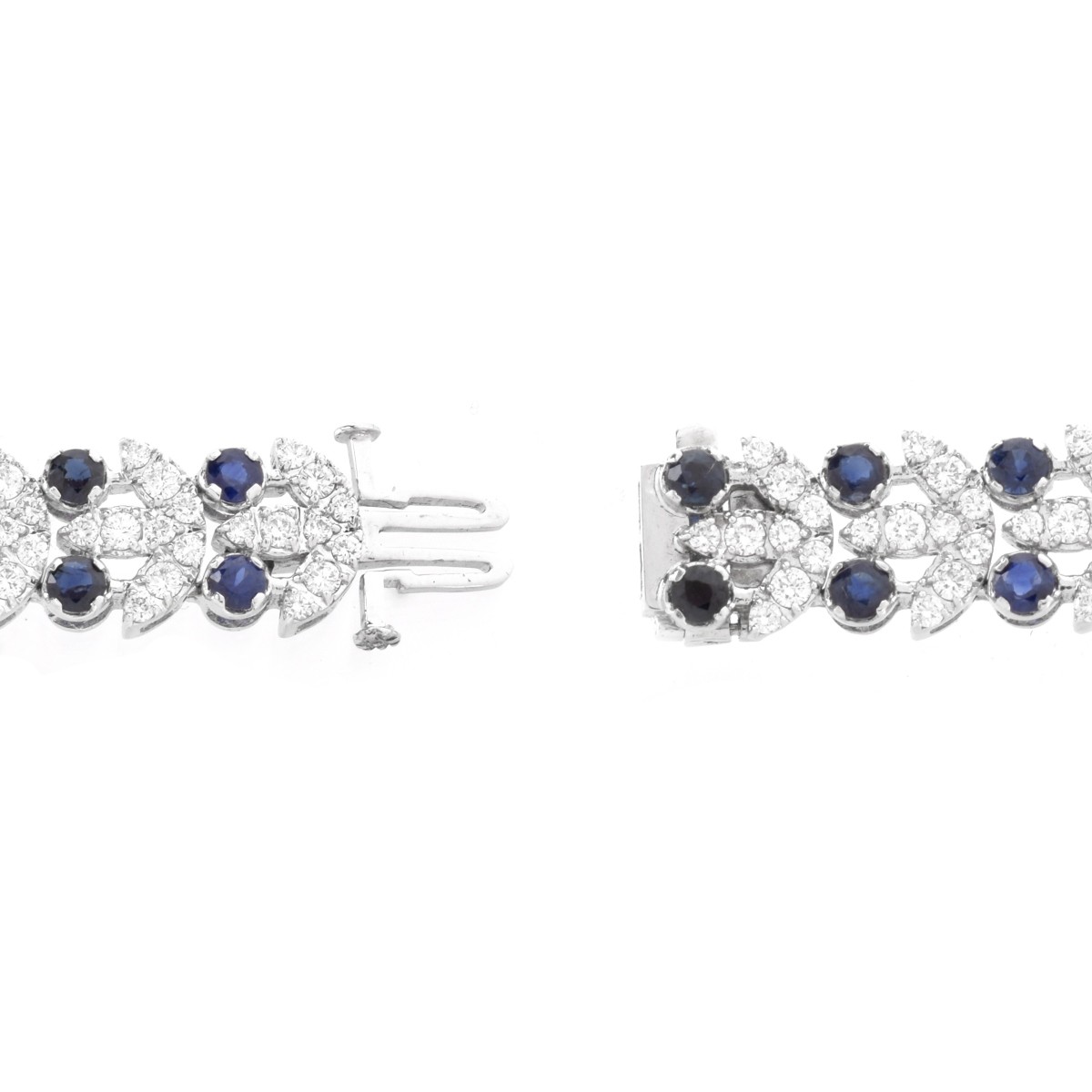 Sapphire, Diamond and 18K Bracelet