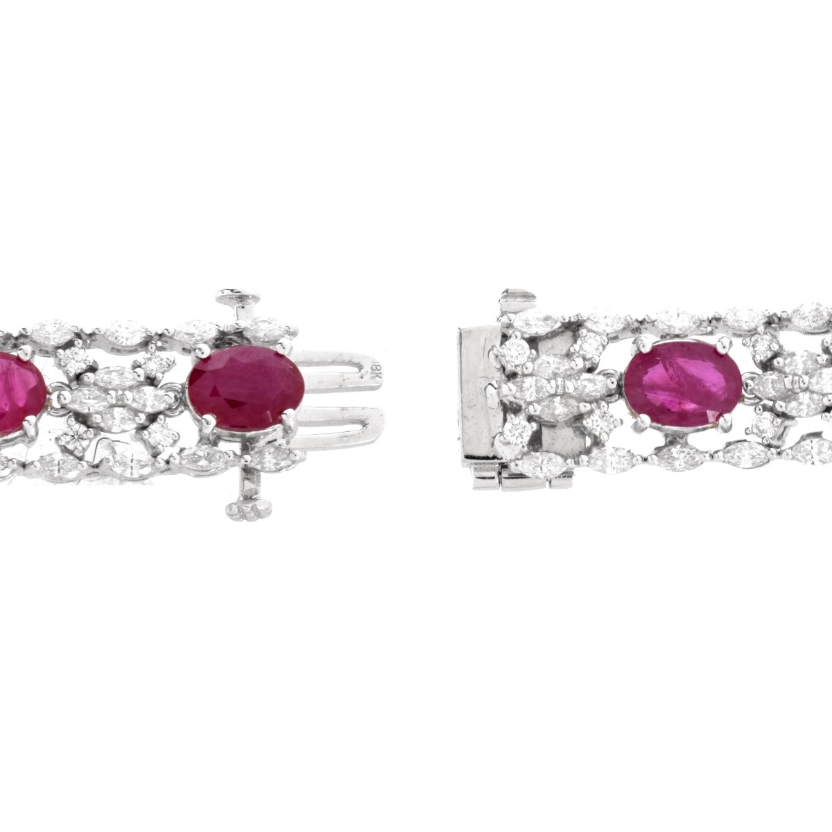 Ruby, Diamond and 18K Bracelet