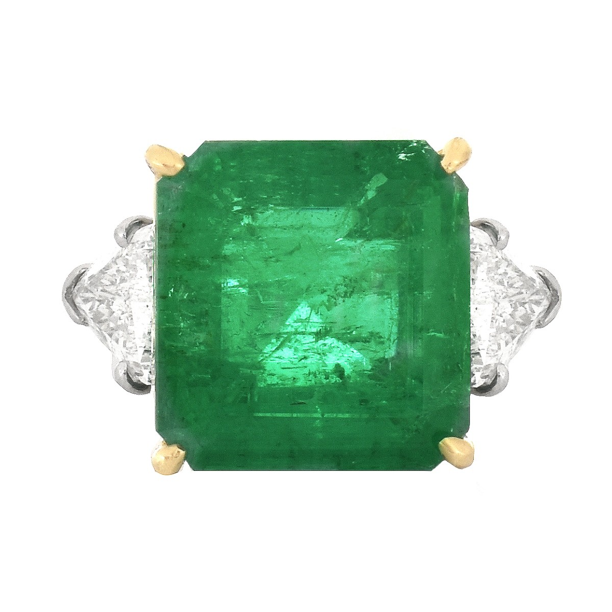 AGL 7.91ct Emerald Ring