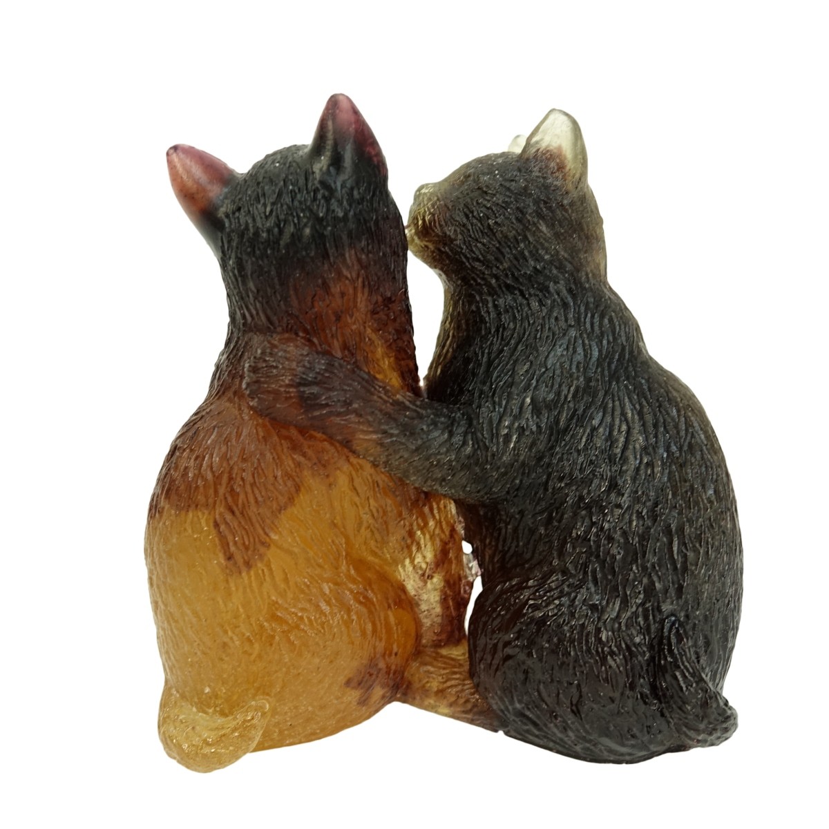 Daum Two Cats Figurine