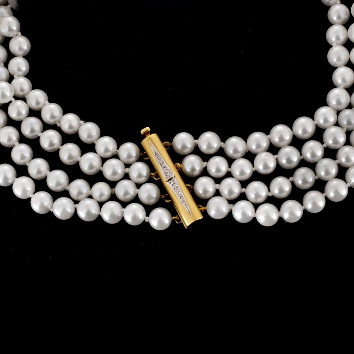 Pearl and 14K Necklace