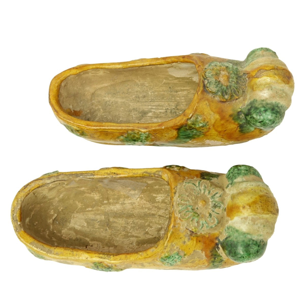 Chinese Pottery Shoes