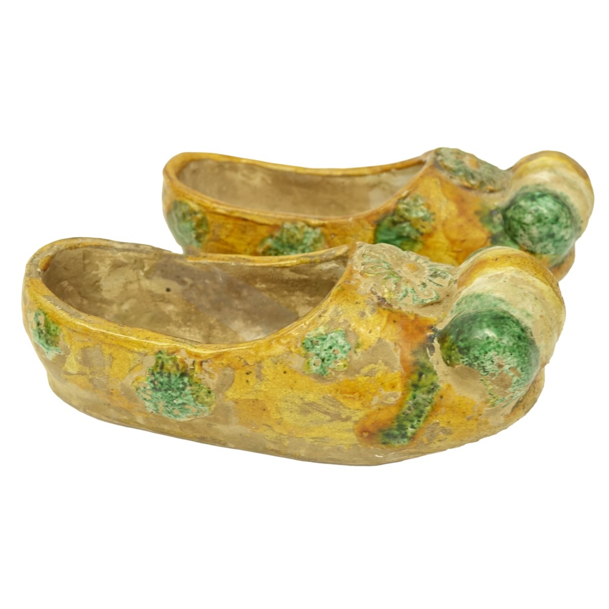 Chinese Pottery Shoes