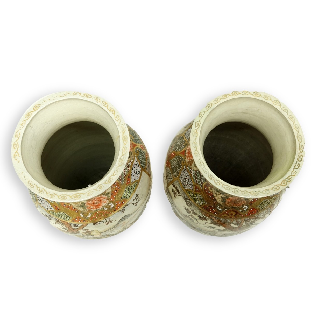 Pair of Satsuma Vases