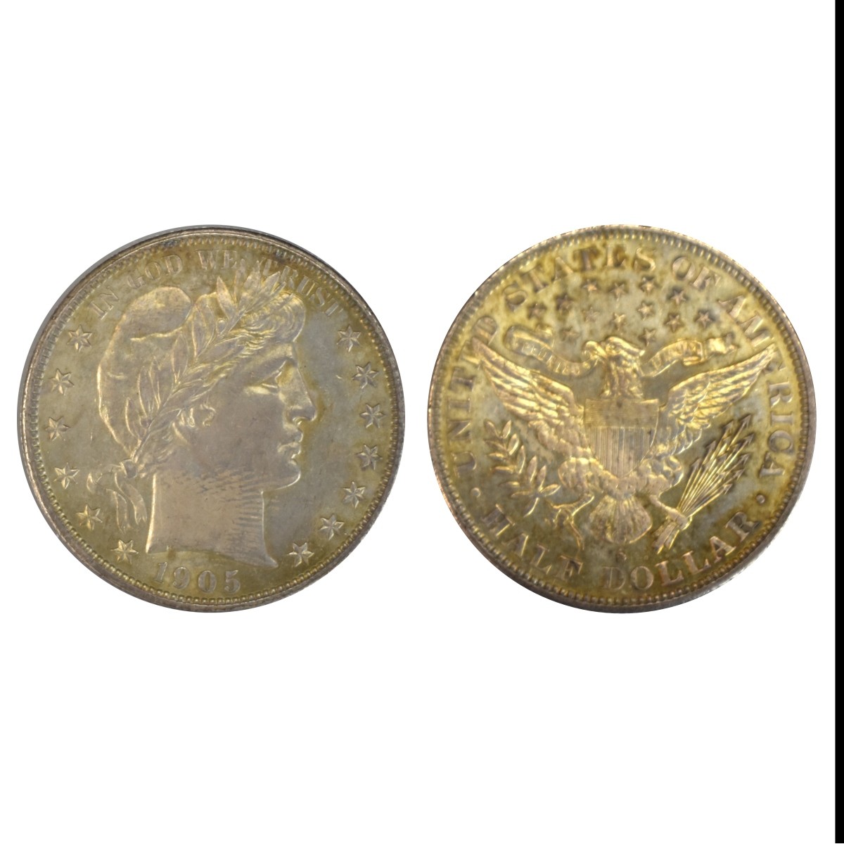 1905-S Barber Half Dollar