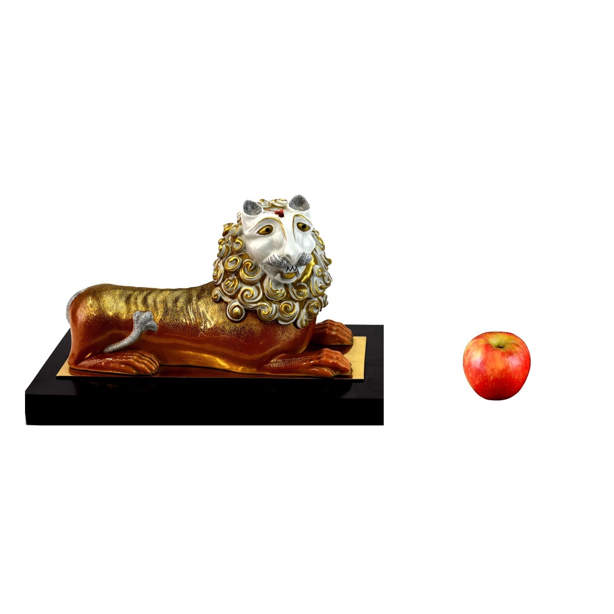 Italian Recumbent Lion Figurine