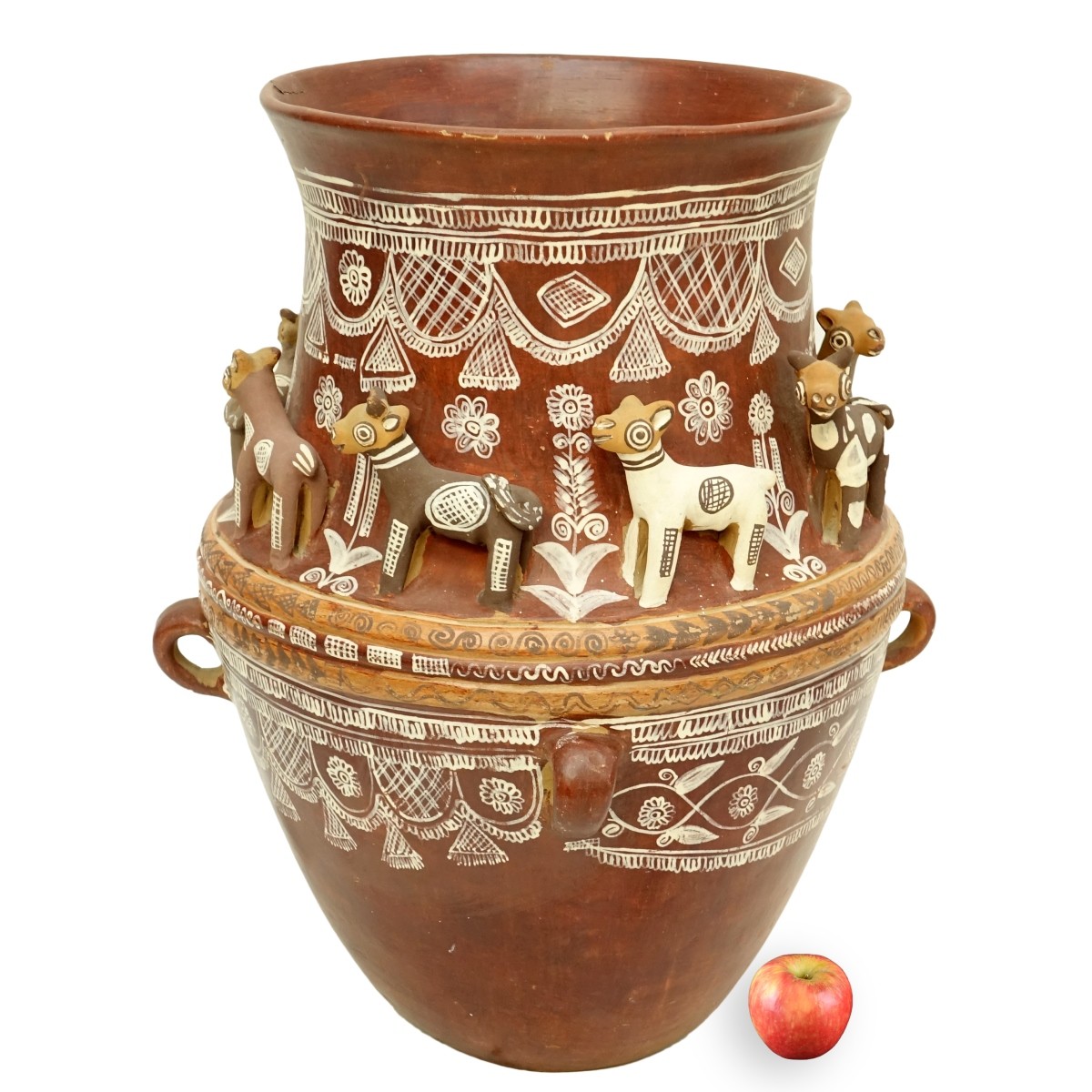 Large Peruvian Inca Style Vase