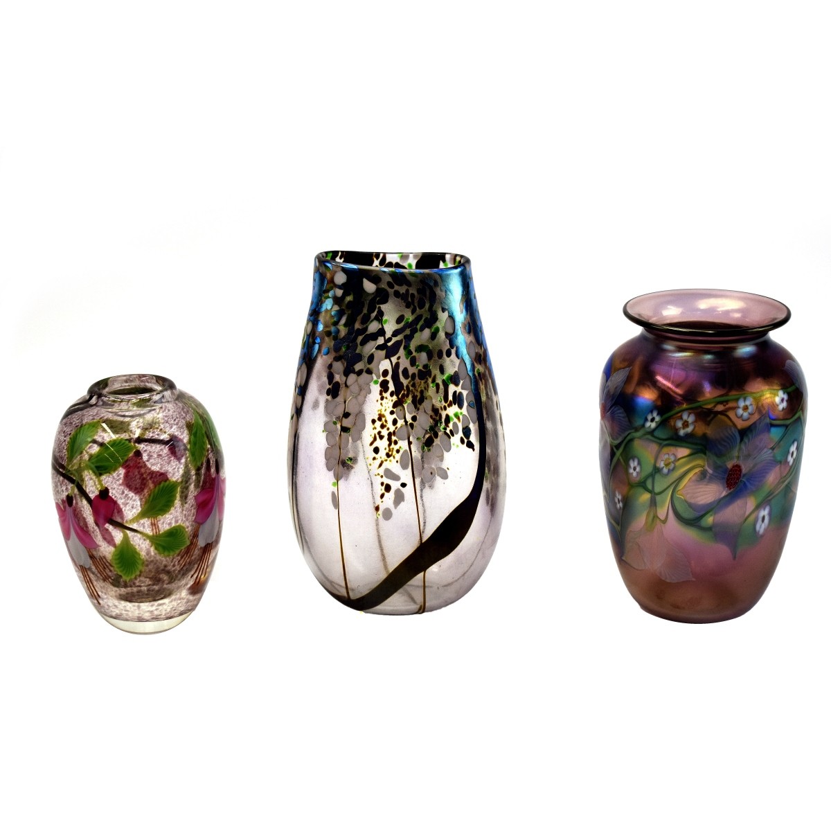 Vintage Art Glass Vases