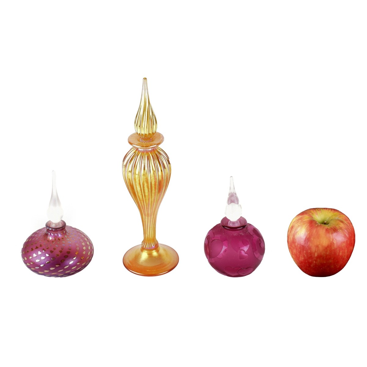 Correia Art Glass Perfume Bottles